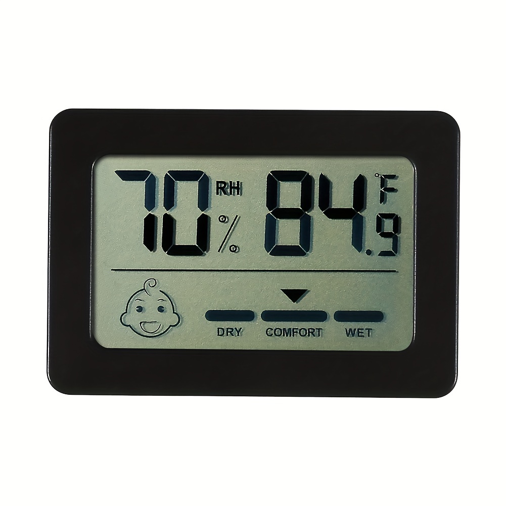 Mini Digital Thermometer Hygrometer Indoor Humidity Monitor Temperature  Hygrometer Fahrenheit Celsius Switchable For Humidifier Greenhouse Garden  Cellar Closet Refrigerator Etc, Buy More, Save More