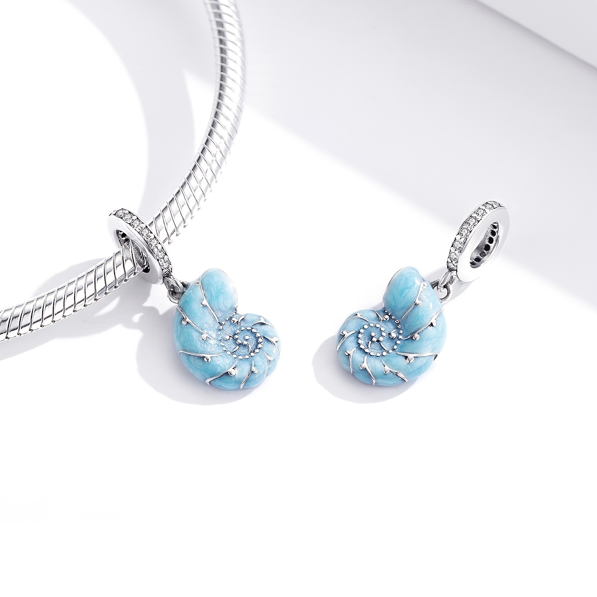 925 Silver Conch Pendant Necklace