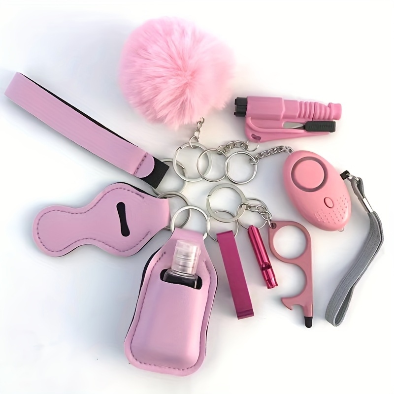 1 whole Set Self-Defense Keychain Set for Women Safety Personal