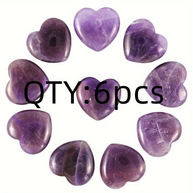 Natural Crystal Mushroom/heart/moon/star 4 Kinds Of - Temu