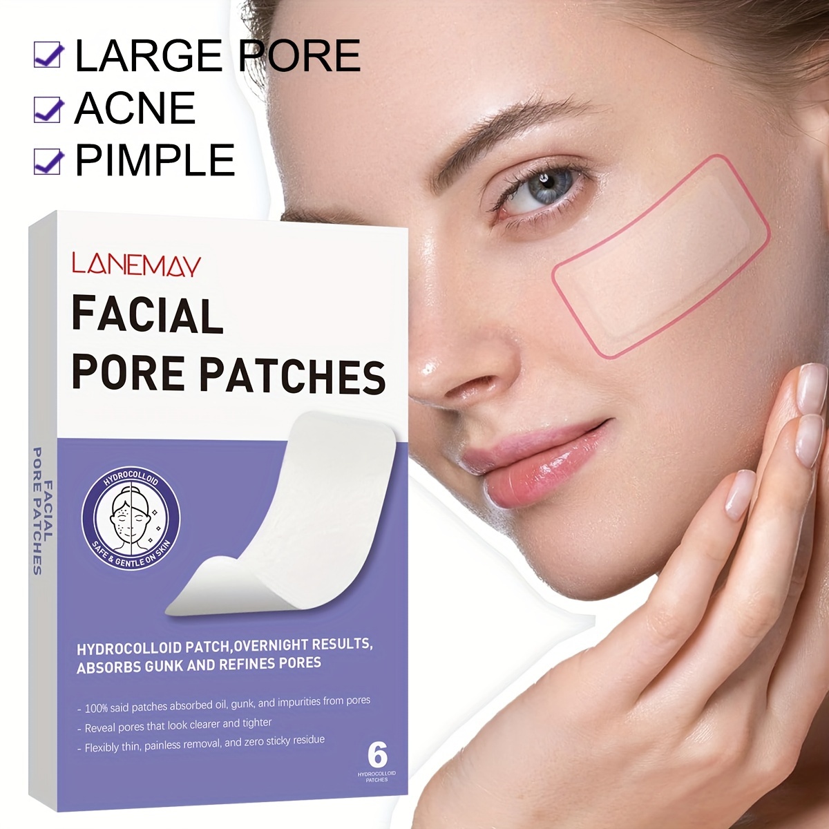  Mighty Patches for nose pores from Hero Cosmetics - XL  Hydrocolloid Pimples, Zits and Oil - Dermatologist-Approved Overnight pore  Strips to Absorb Acne nose Gunk (10 Count) : Beauty & Personal Care