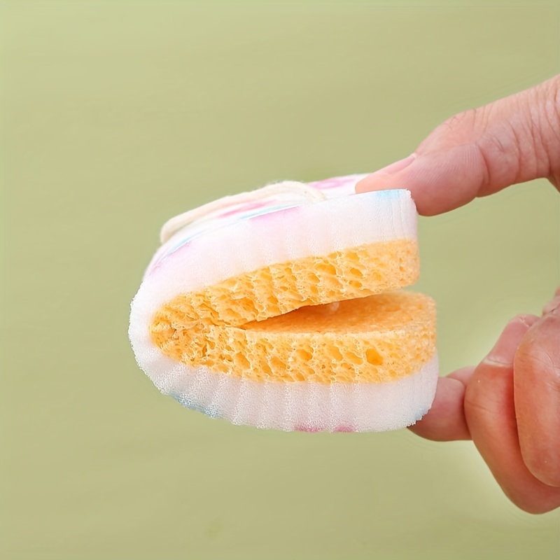 Dishwashing Sponge, Scouring Pad, Dishwashing Rag, Non-stick Oil Wood Pulp  Sponge Block, Absorbent Magic Wipe