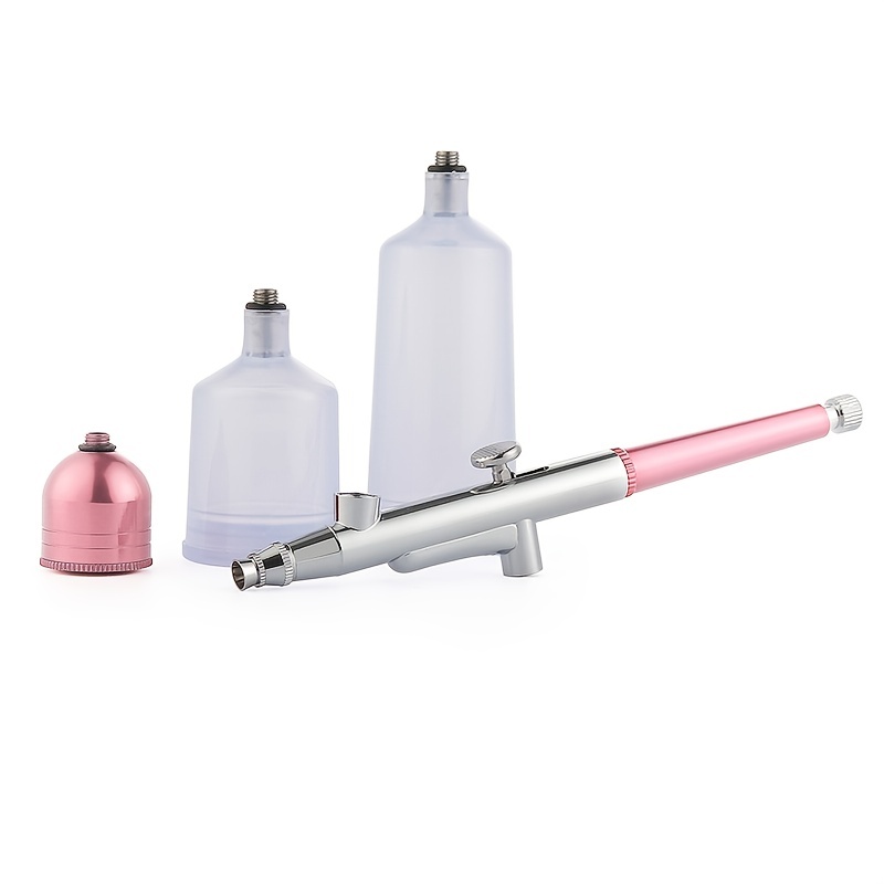 Mini Air-brush Kit With Air Compressor Paint Spray Gun, Oxygen