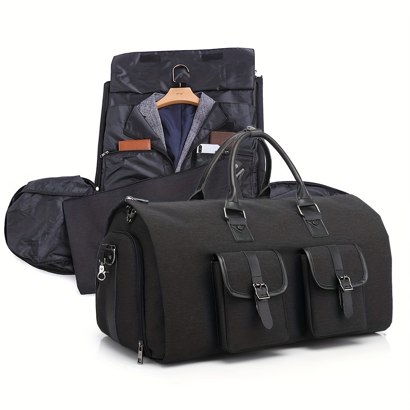 Carry On Garment Bag for Travel, Convertible Garment Duffel Bag