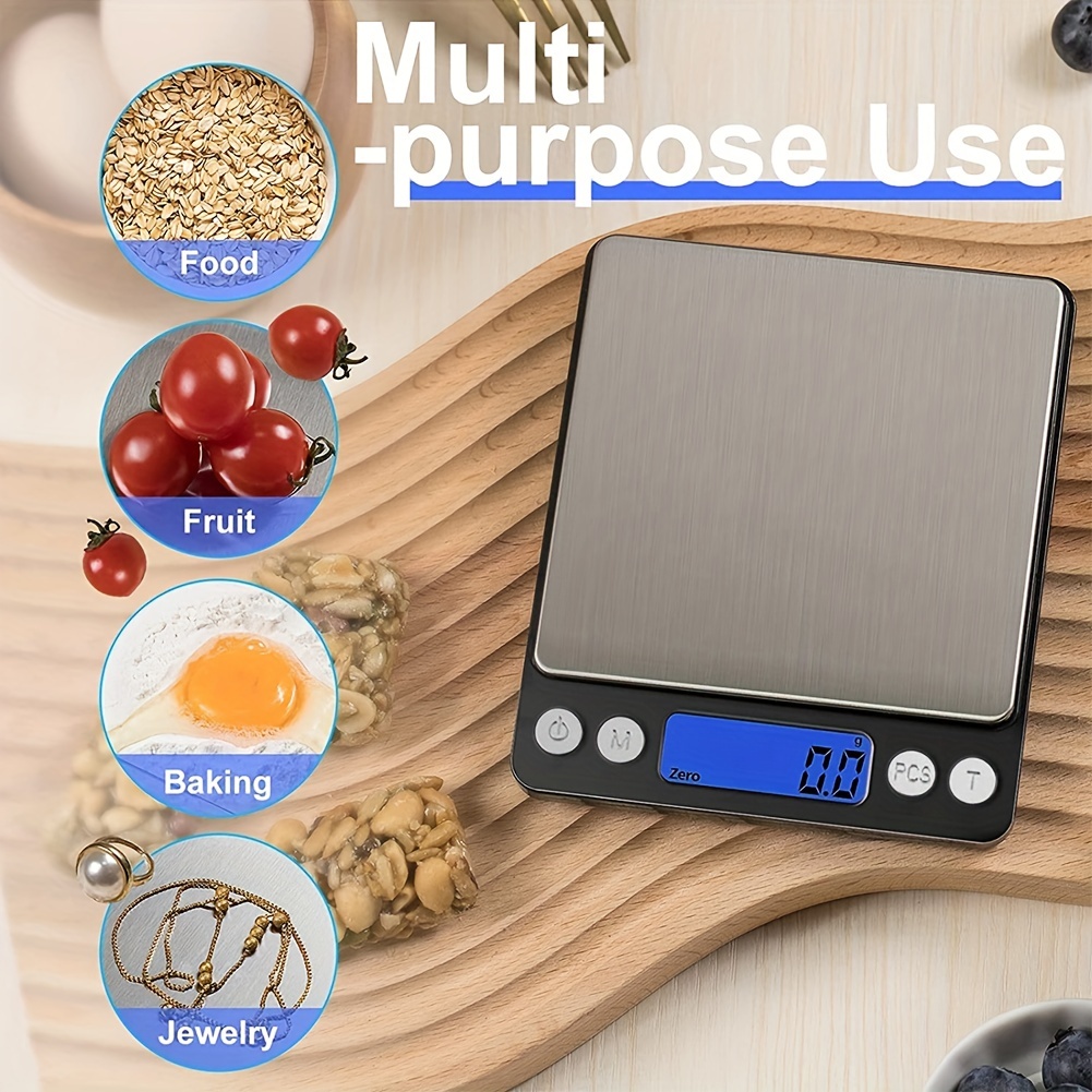 Multi-Function Kitchen Food Scale Digital Display Measures in g oz