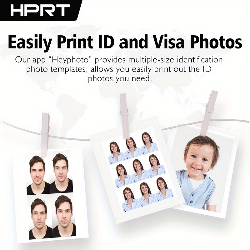 hprt small hd wireless mobile photo printer with phone wi fi connection can print color and multiple sizes 300dpi thermal sublimation inkless printing 4 6 compatible with ios and android devices