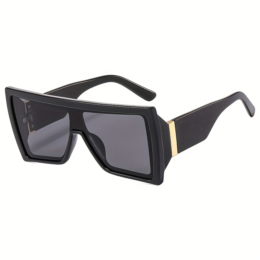 Oversized BLACK Sunglasses for MEN Trendy Square STYLE *NEW* in 2023
