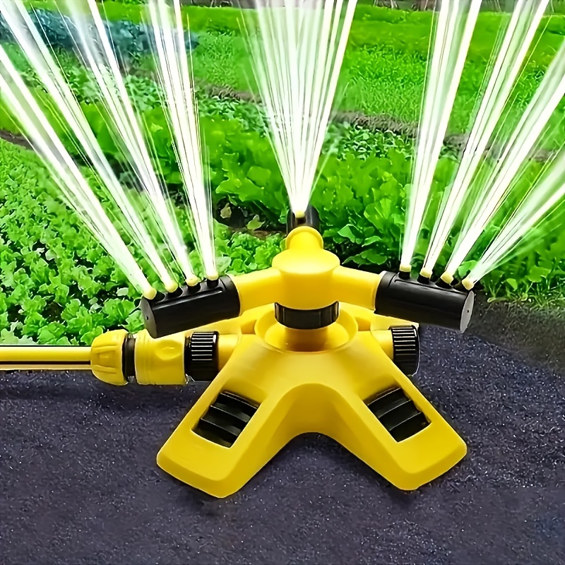 1pc 360° Automatic Rotating Sprinkler Head, Watering Sprinkler Nozzle,  Flower Watering Device, Gardening & Lawn Supplies