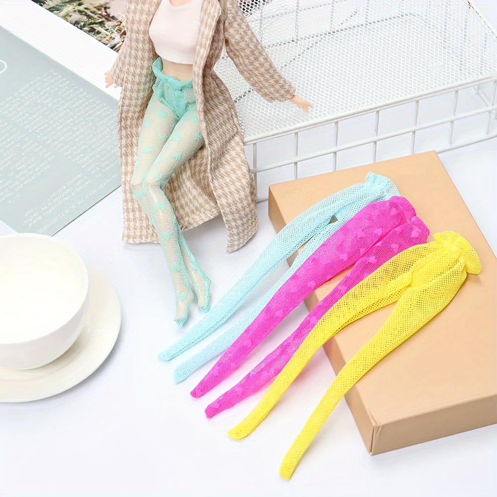 1:6 Doll Fashion Silk Stockings Mini Fishnet Tights Dolls - Temu