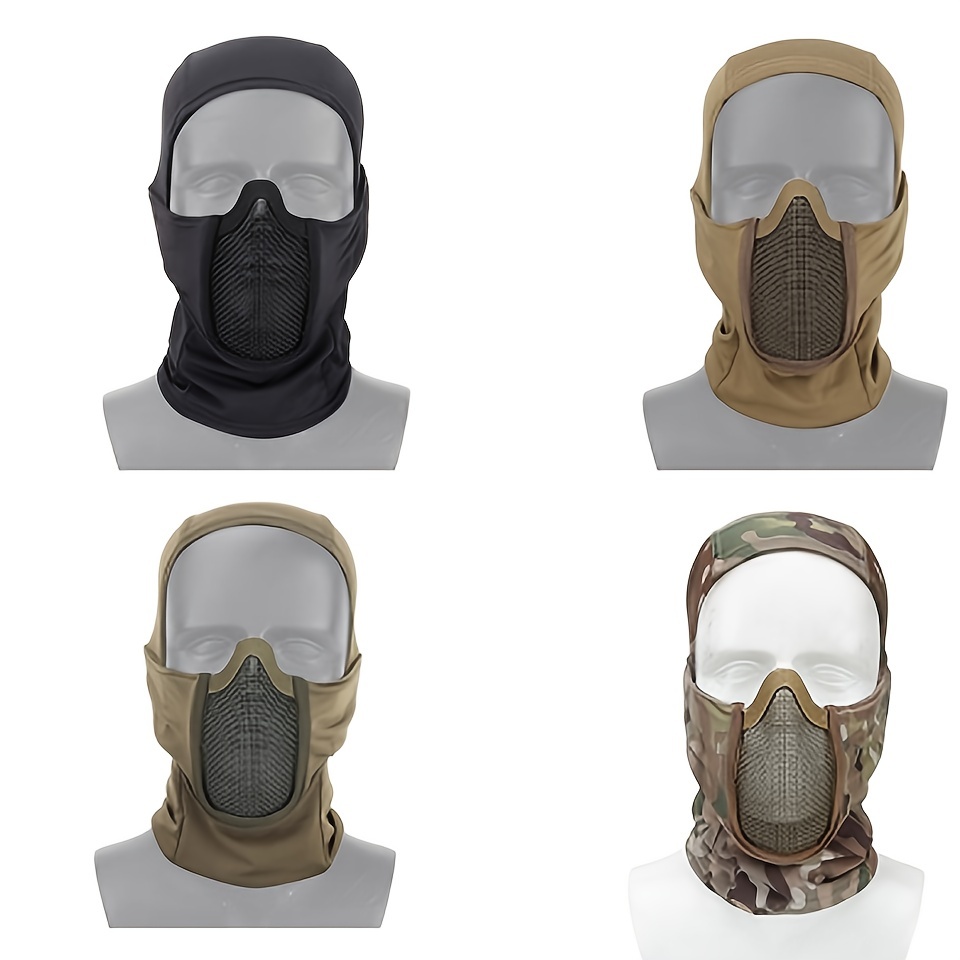 Masque En Maille Cagoule Masque De Protection Complet - Temu Canada