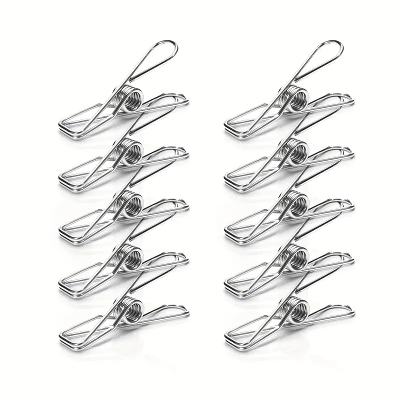 Heavy Duty Clothes Pins for Hanging Clothes, Stainless Steel Clothespins  for Landry, Metal Clothes Clips, Clothes Pegs