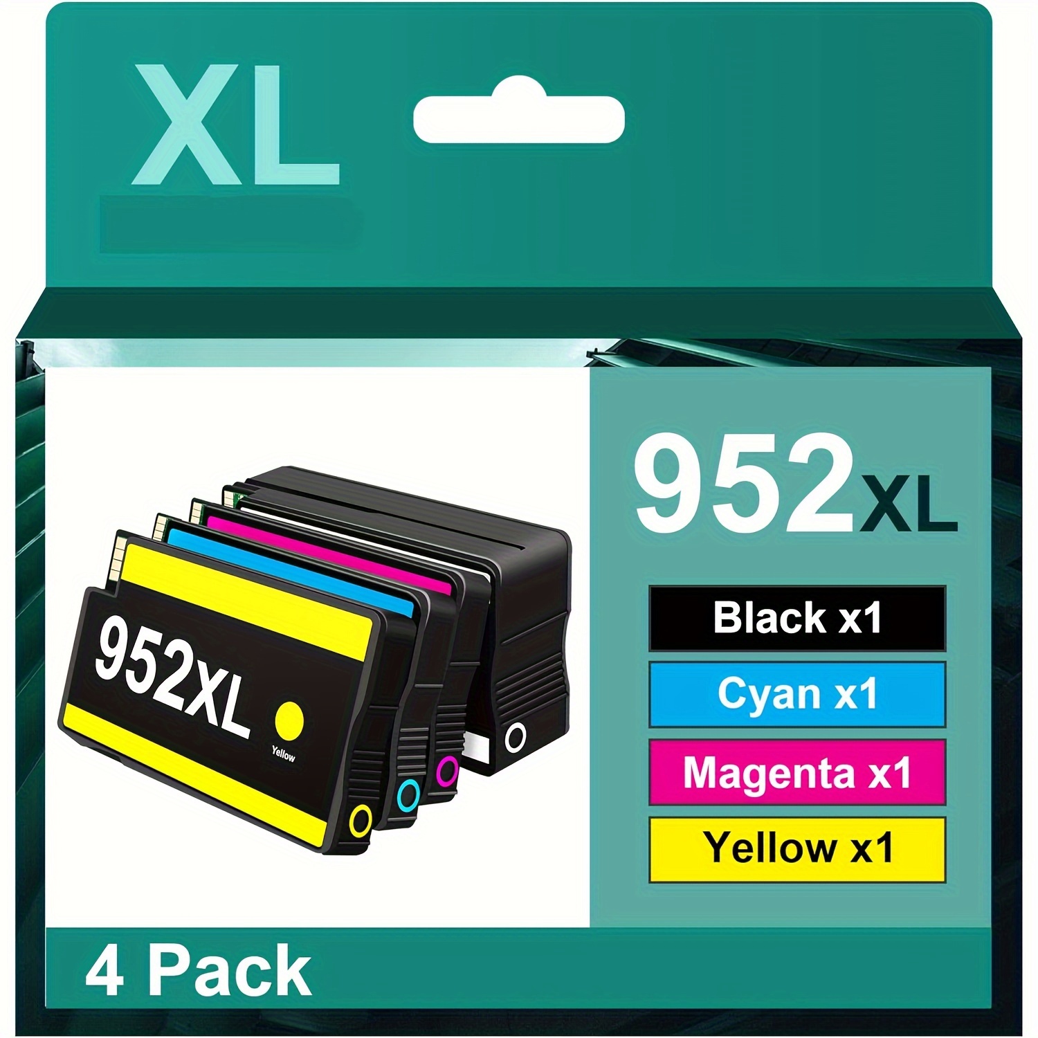 HP 953 XL (4 pack) Ink Cartridge Replacement - Buy Printer