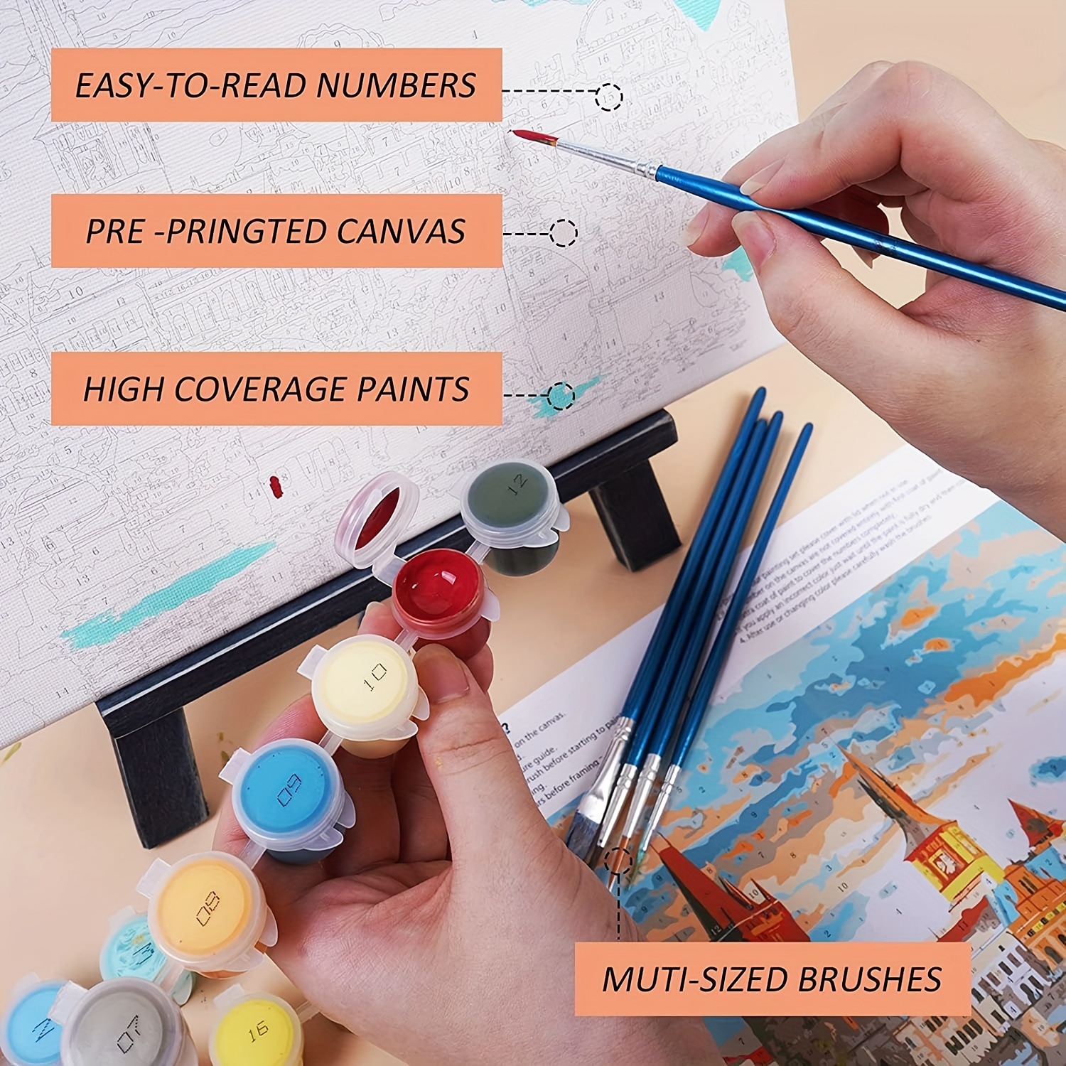 Judoit Paint By Number For Adults Beginner, Diy Painting By