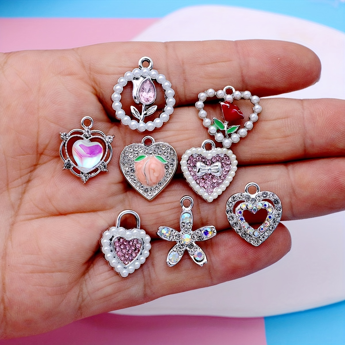 bling charms kids diy jewelry making