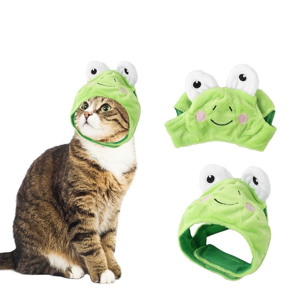 Funny Pet Hat For Dog Cat Frog Shape Dog Headband Adorable Cat Headwear Pet  Accessory - Pet Supplies - Temu