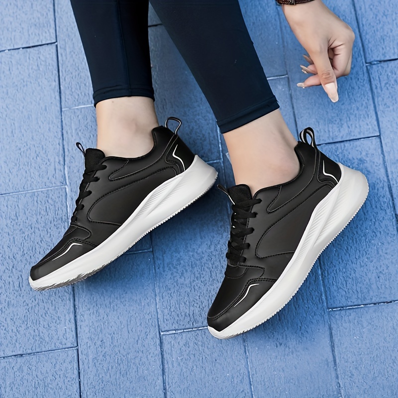 Waterproof Lace Up Running Shoes for Women
