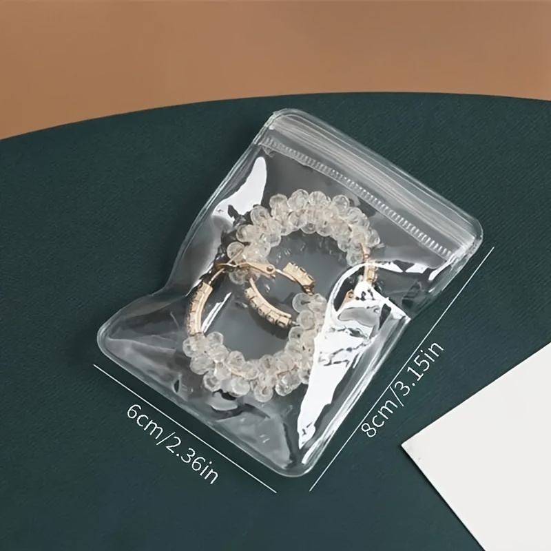 Anti oxidation Jewelry Bags Clear Jewelry Zipper Bags - Temu