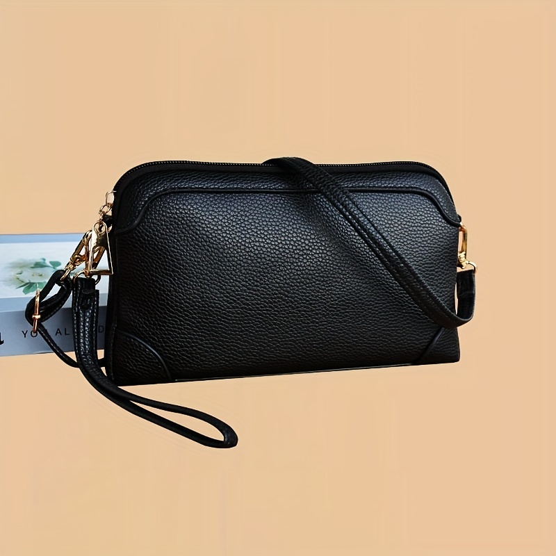 Versatile Crossbody Bag Women Solid Color Square Handbag - Temu