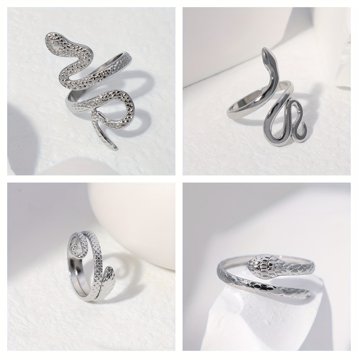 Swirl Diamond Adjustable Ring