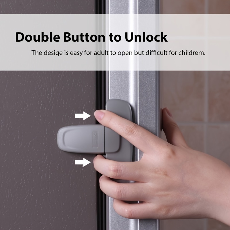 Refrigerator Fridge Freezer Door Lock Baby Child Safety Secure Cabinet Home  Safe