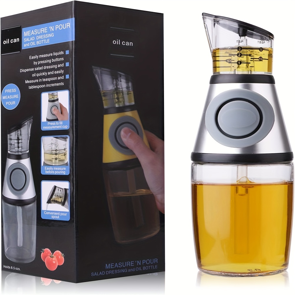 Oil Dispenser With Brush Glass Olive Oil Dispenser For - Temu