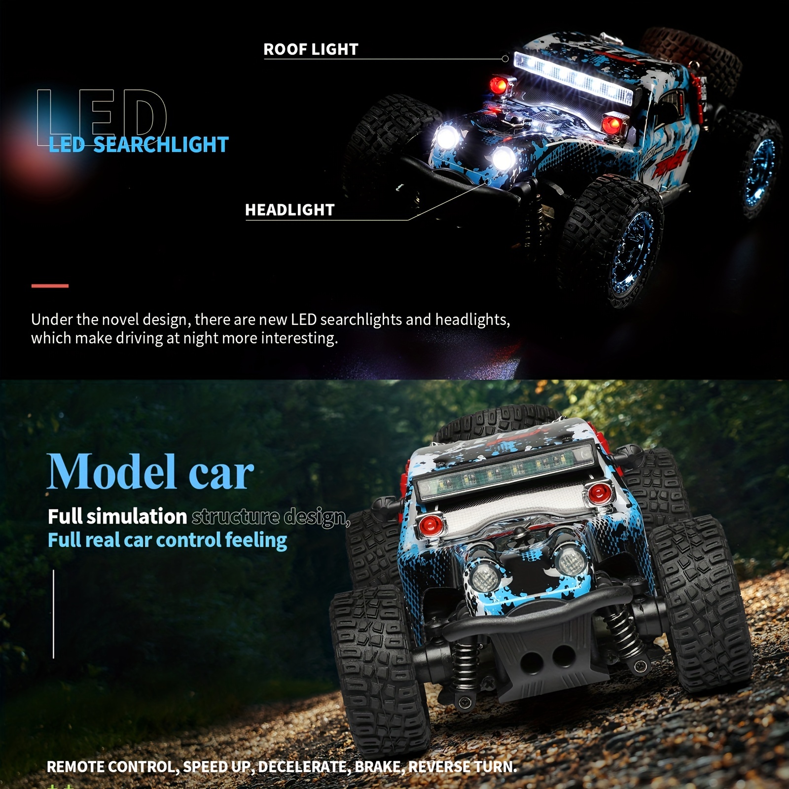 WLtoys 124010 RC Racing Car 55KM/H 2.4G Drift 1/12 4WD Off-Road RTR Buggy  Truck