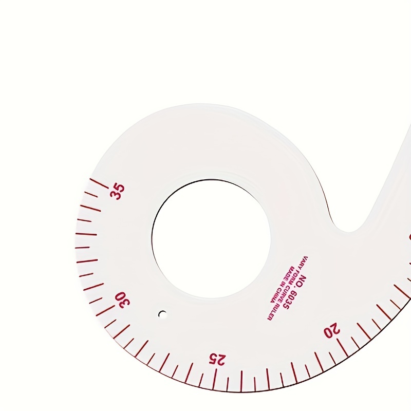 Plastic Curved Ruler Makes Sewing Die Stitching Ruler Sewing - Temu