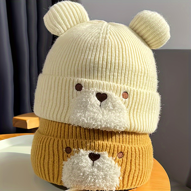 Winter Children's Warm Cute Cartoon Hat Plush Thickened Boys - Temu