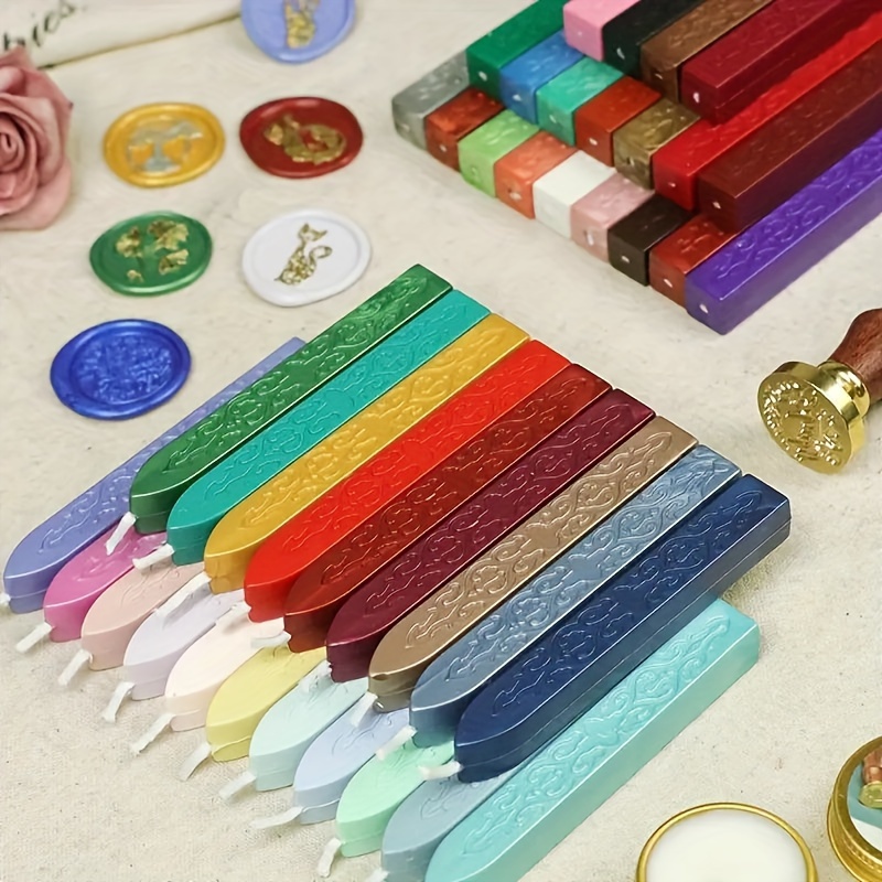 Seal Wax Sticks, Retro Sealing Wax Pearlescent Color, Used With