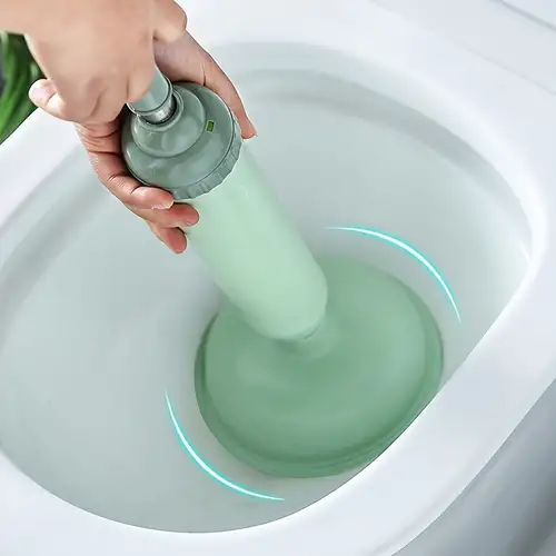 Stantuffo WC, WC intasato Unclog, Pompa di scarico manuale ad alta  pressione con 4 adattatori, strumento di pulizia dello scarico Pulire il  lavandino della cucina