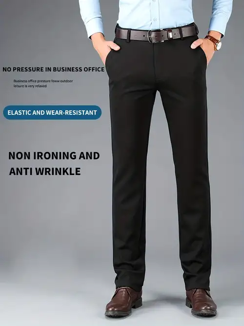 Trousers Plus Size Formal Office Pants Slim Style Straight Bottom