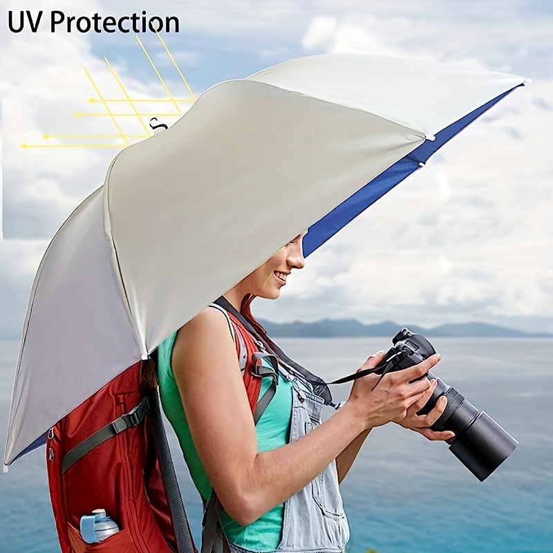 Umbrella Hat Sun Shade Golf Camping Fishing Hiking Foldable Hot Cap new