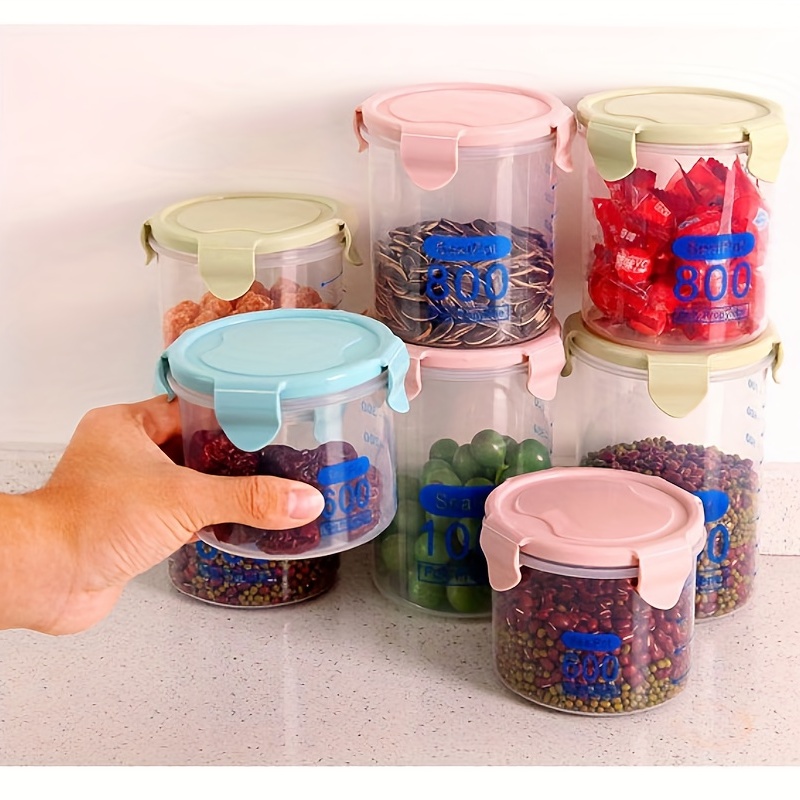 Food Storage Containers With Easy Lock Lids, Airtight Food Jars, Sealed  Storage Box, For Pantry Organization And Storage, Canning Cereal, Rice,  Pasta, Flour And Sugar, Home Kitchen Supplies - Temu