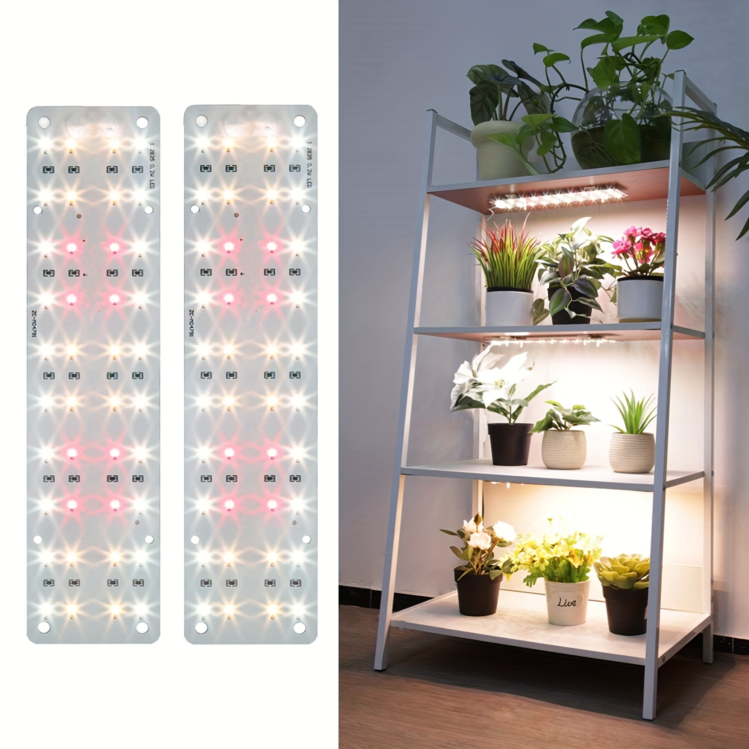 家具・インテリア屋内植物のためのフルスペクトルLEDの植物ライト金属10レベル