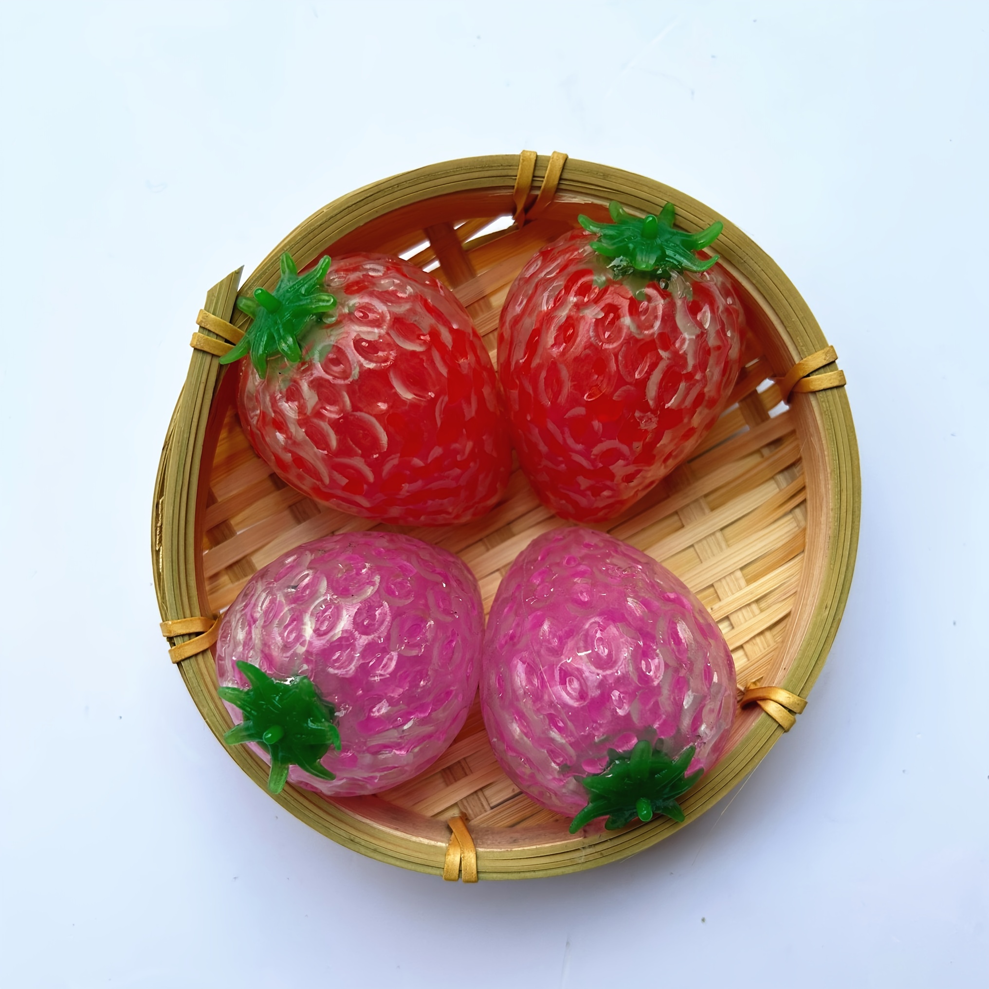 Strawberry Beads Stress Ball Toy Stress Relief Toy Classic - Temu