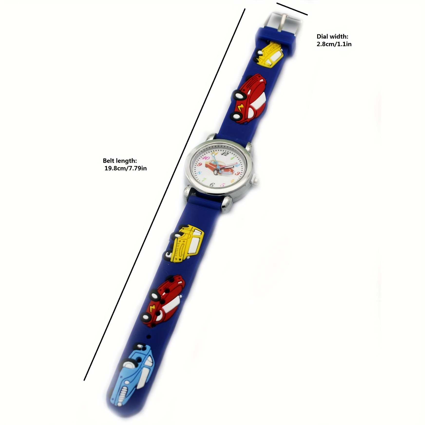 Cartoon Car Quartz Watch Cute Vehicle Analog Wrist Watch Temu