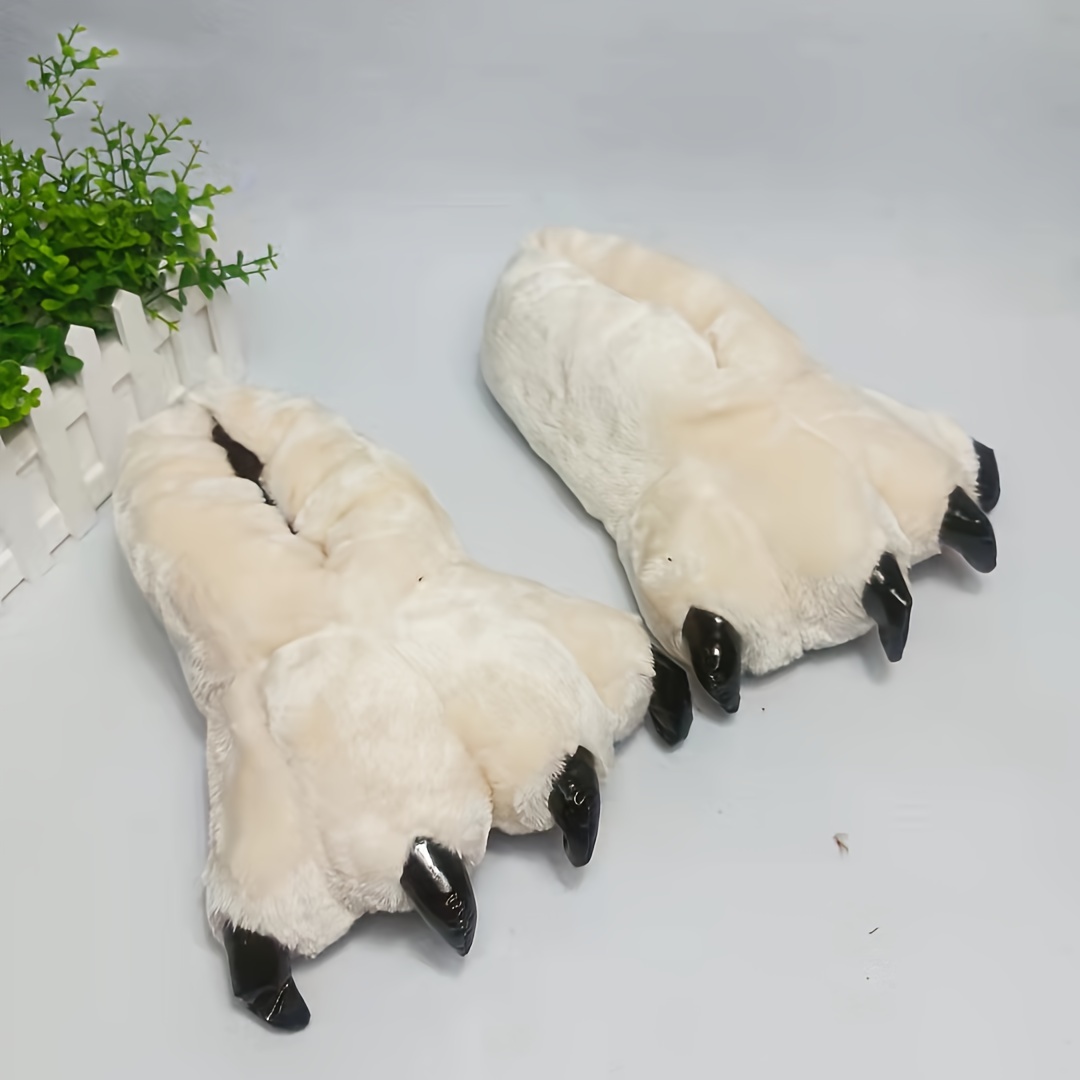 Wolf on sale feet slippers