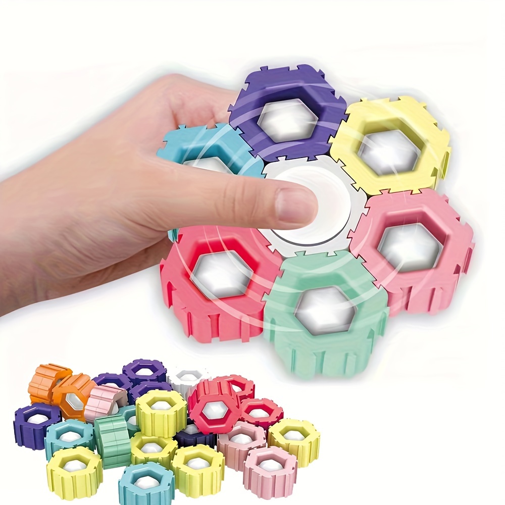 Building Blocks Fidget Pack, Diy Push Pop Fidget Blocks Toys, Educational  Puzzle Fidget Toy For Kids Gift Stress Relief - Toys & Games - Temu