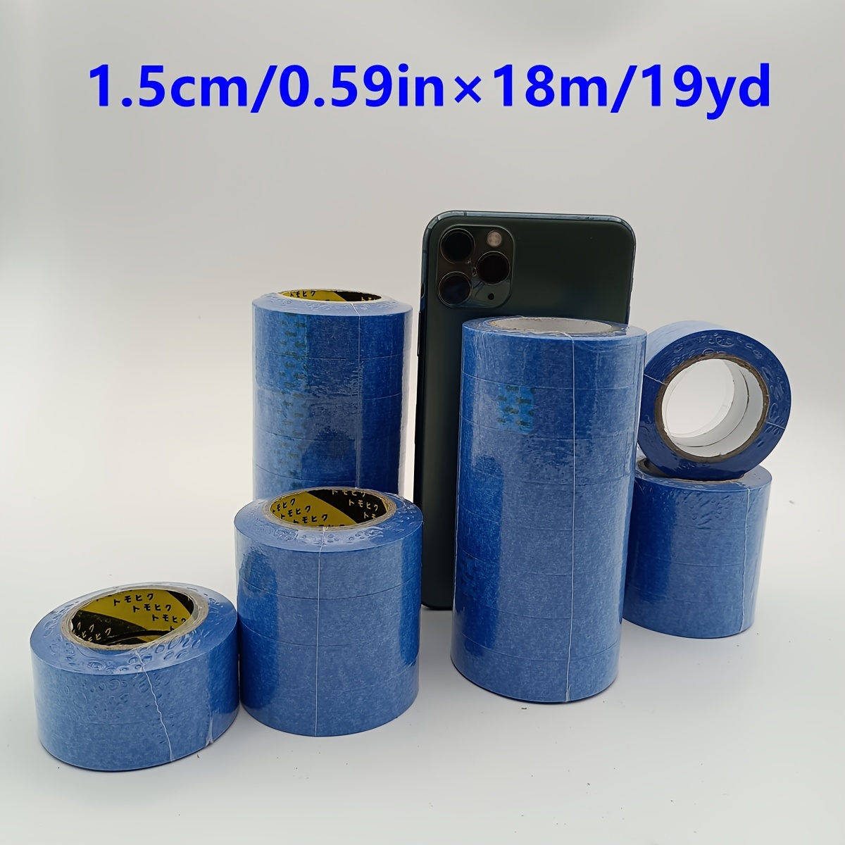 Bulk Tape, Blue Washi Tape, Multi-surface Paint Tape /19yd, Paint