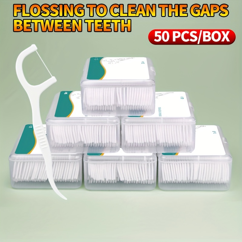 Dental Floss Box Toothpick Floss Storage Case Dental Floss - Temu