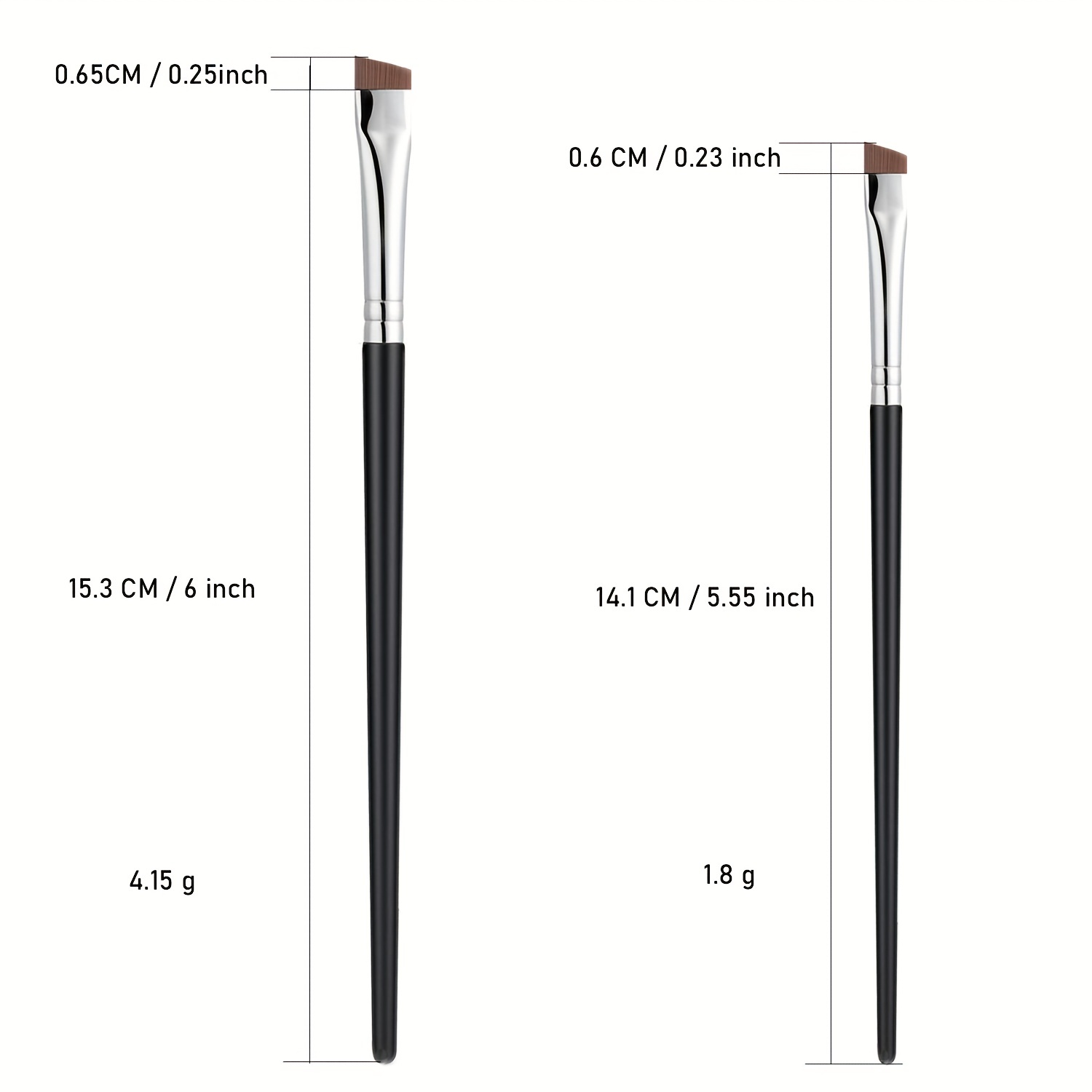 Fine Angled Eyeliner Brush,Ultra thin Precision Eye Liner Makeup Brushes  Set, Fine Point Eyeliner Brush, Synthetic Bristles Eye Makeup Tool