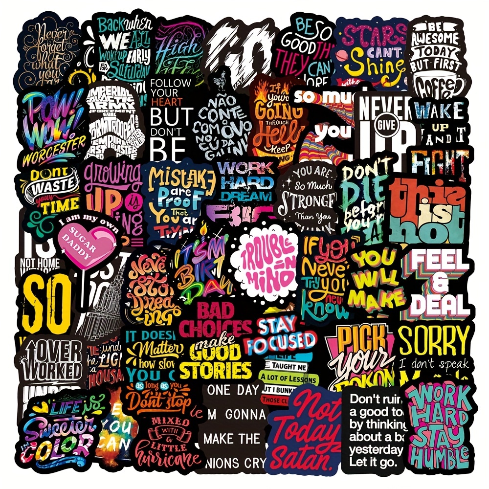 English Word Stickers