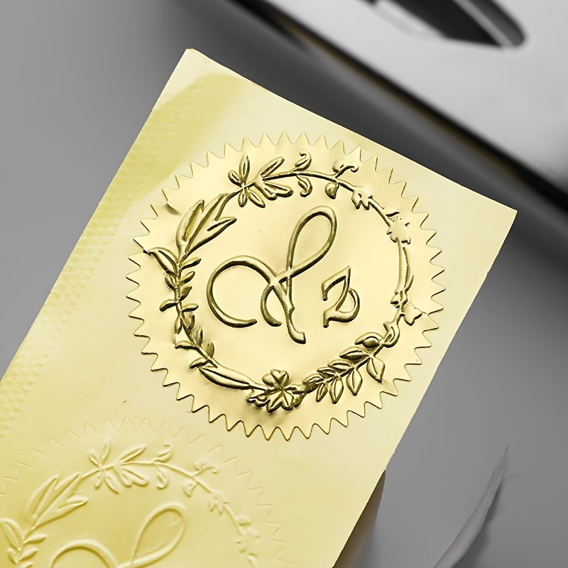 Gold Metallic Certificate Seals Self adhesive Sticker - Temu