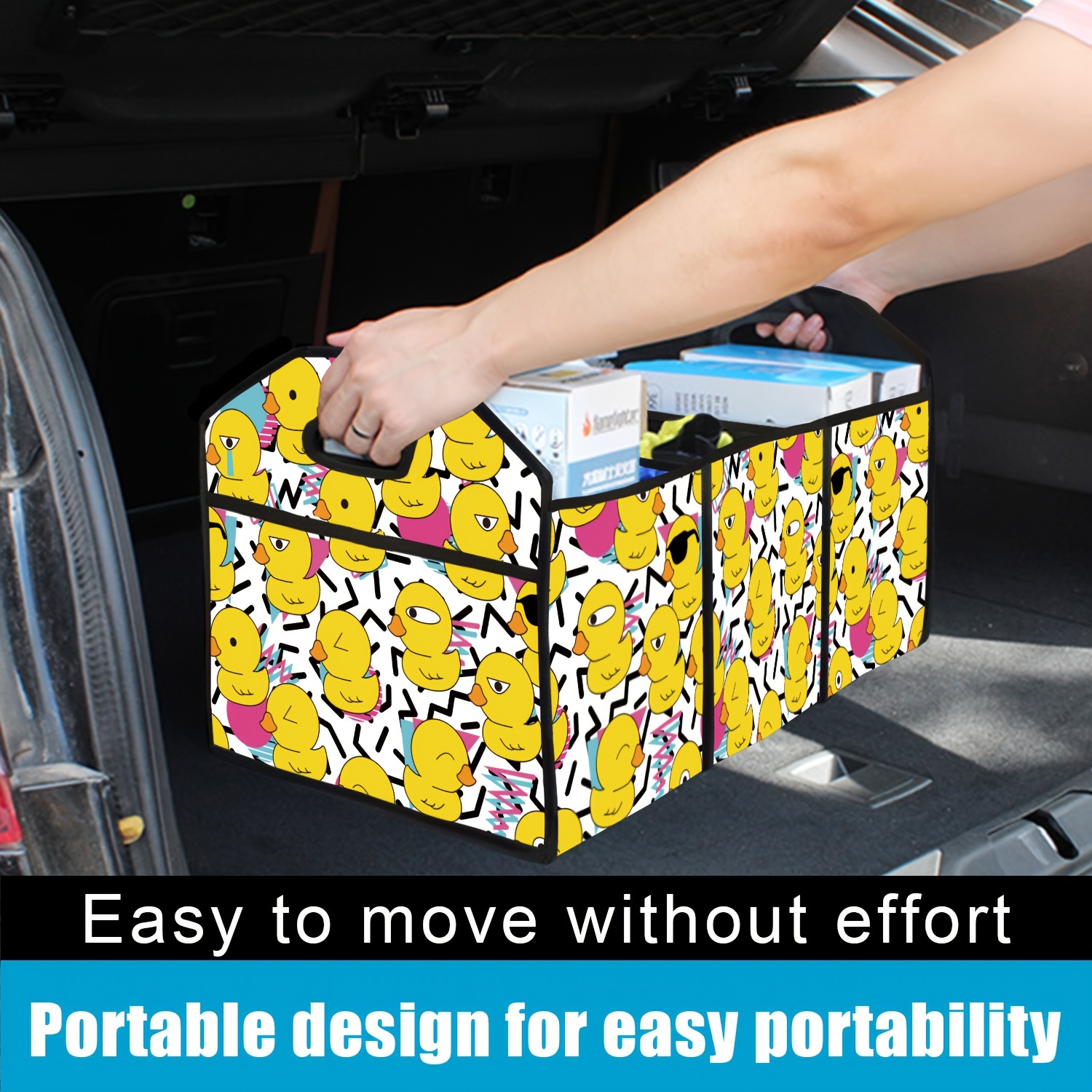 1pc Caja Almacenamiento Coche Plegable Organizador Maletero - Temu Chile