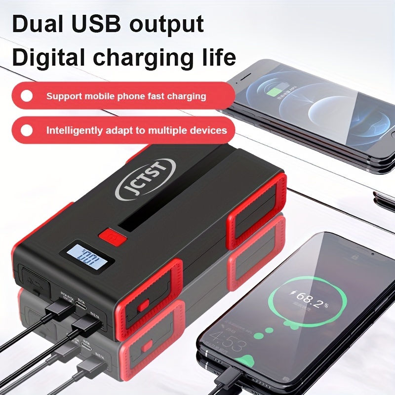5500a Car Jump Starter Power Bank Portable Charger Booster 12v Auto  Starting Device Emergency Battery Starter - Automotive - Temu