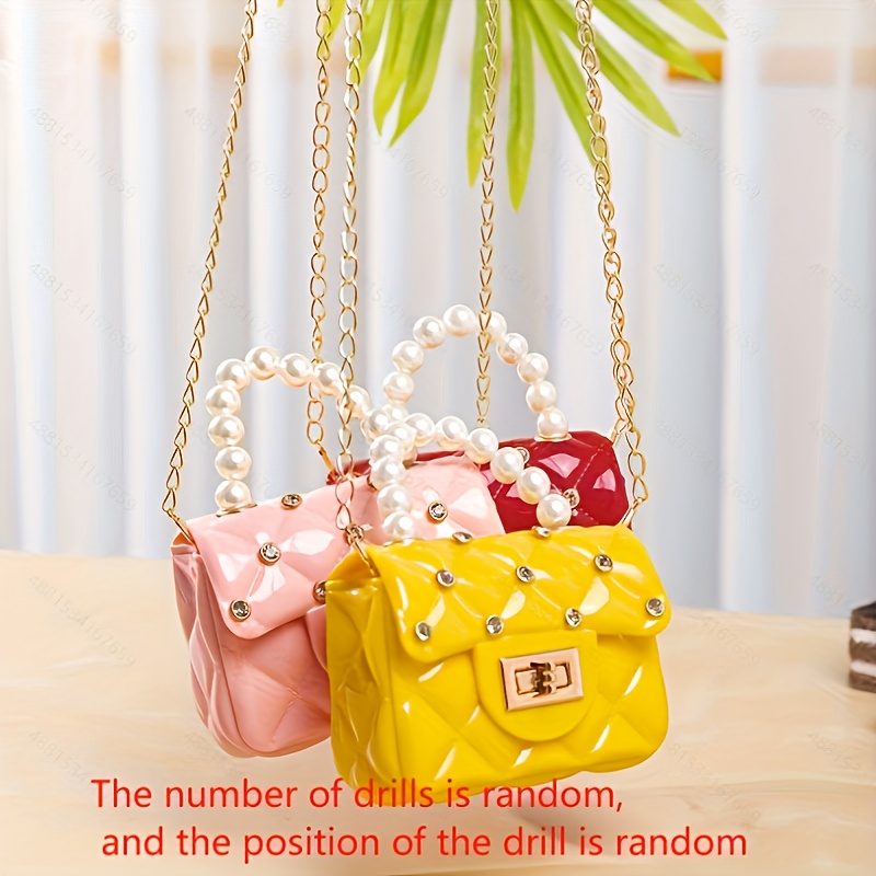 Mini Flap Crossbody Phone Bag, Letter Print Shoulder Bag, Women's Studded  Decor Square Purse (4.7*6.7*3.7) Inch - Temu Japan