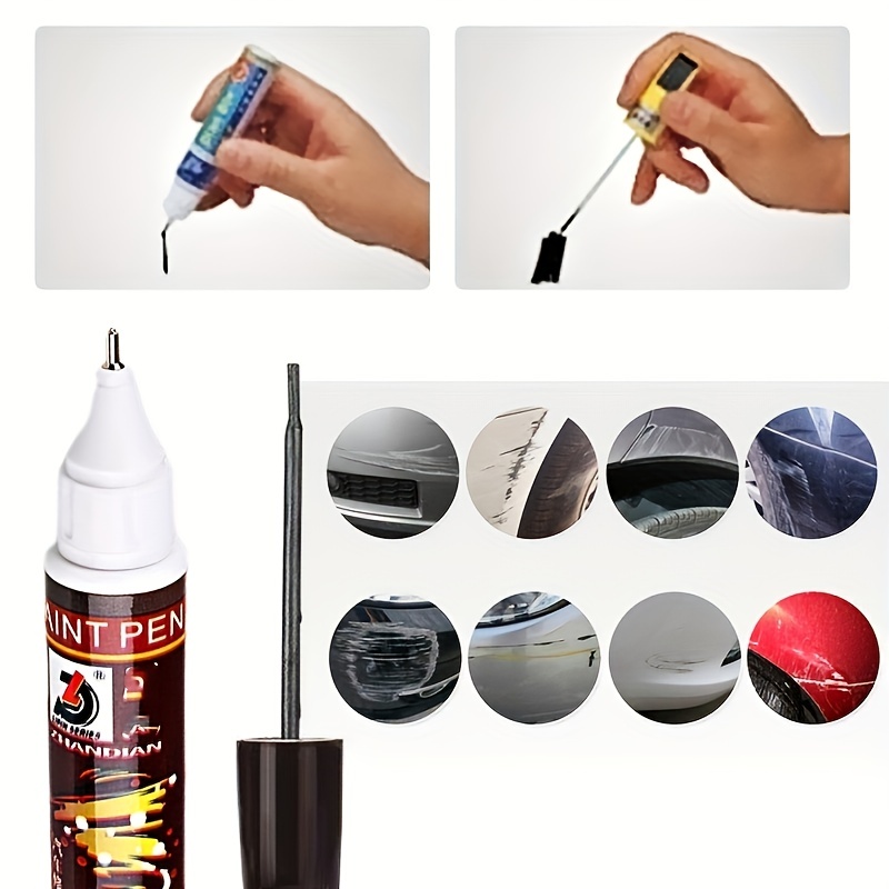 Car Touch up Pen Paint Touch up Pen Pearl White Black - Temu
