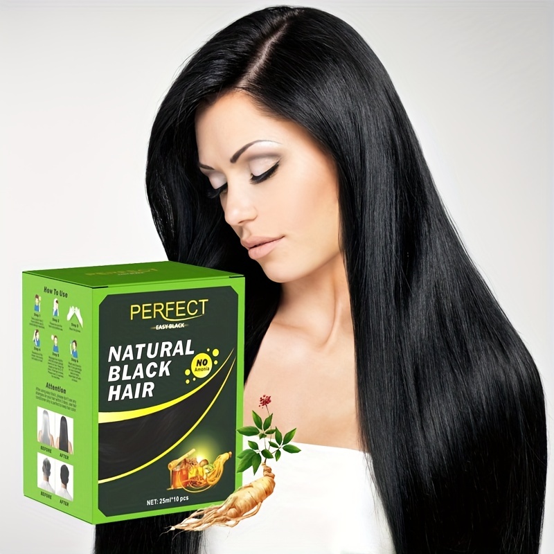10pcs Box Natural Hair Volumizing Shampoo Paraben & Sulfate Free