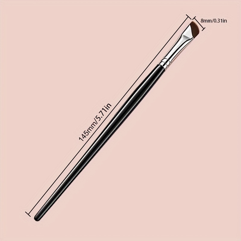 Soft Makeup Brush Eyebrow Eyeliner Angle Flat Head Women Cosmetic Brushes