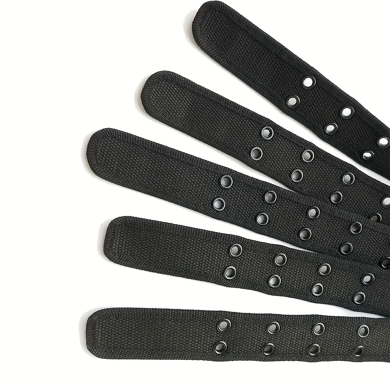 Men's Casual Sport Belt Double Row Holes